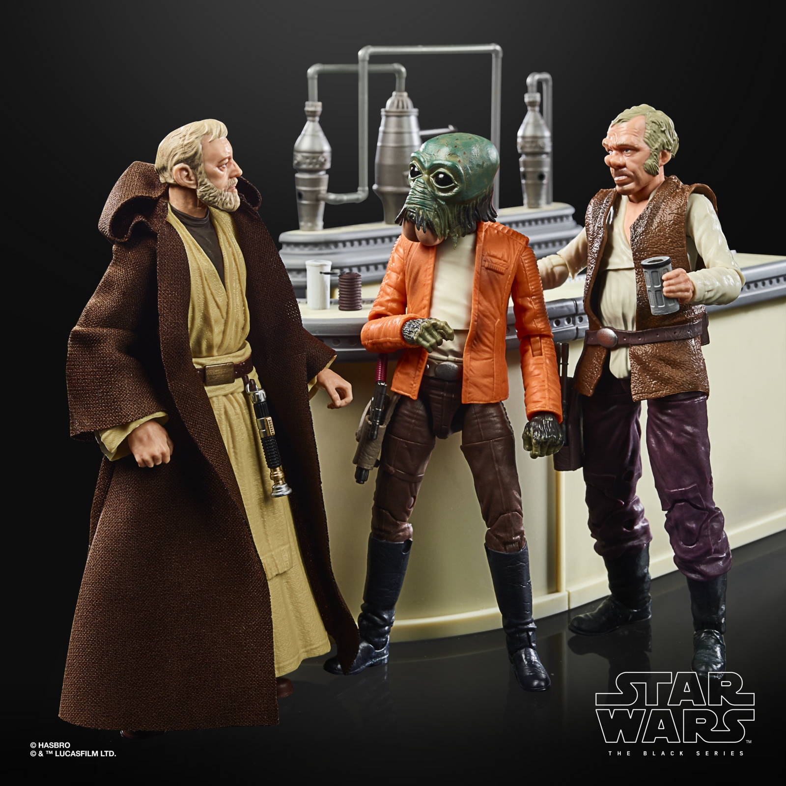 star wars the black series the power of the force cantina showdown